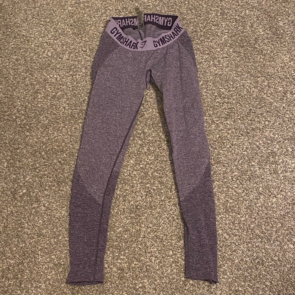 Gymshark Heathered Purple Leggings